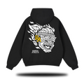 Flaming Hanuman Essential Oversized Boxy Fit Fleece Hoodie