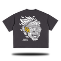 Flaming Hanuman Vintage Washed Boxy T-Shirt
